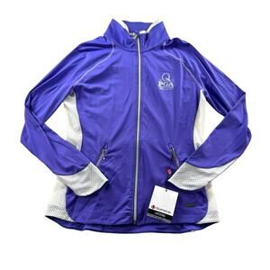 Sunice Esther Layering Jacket Womens M NWT Full Zip Golf Quail Hollow Purple PGA